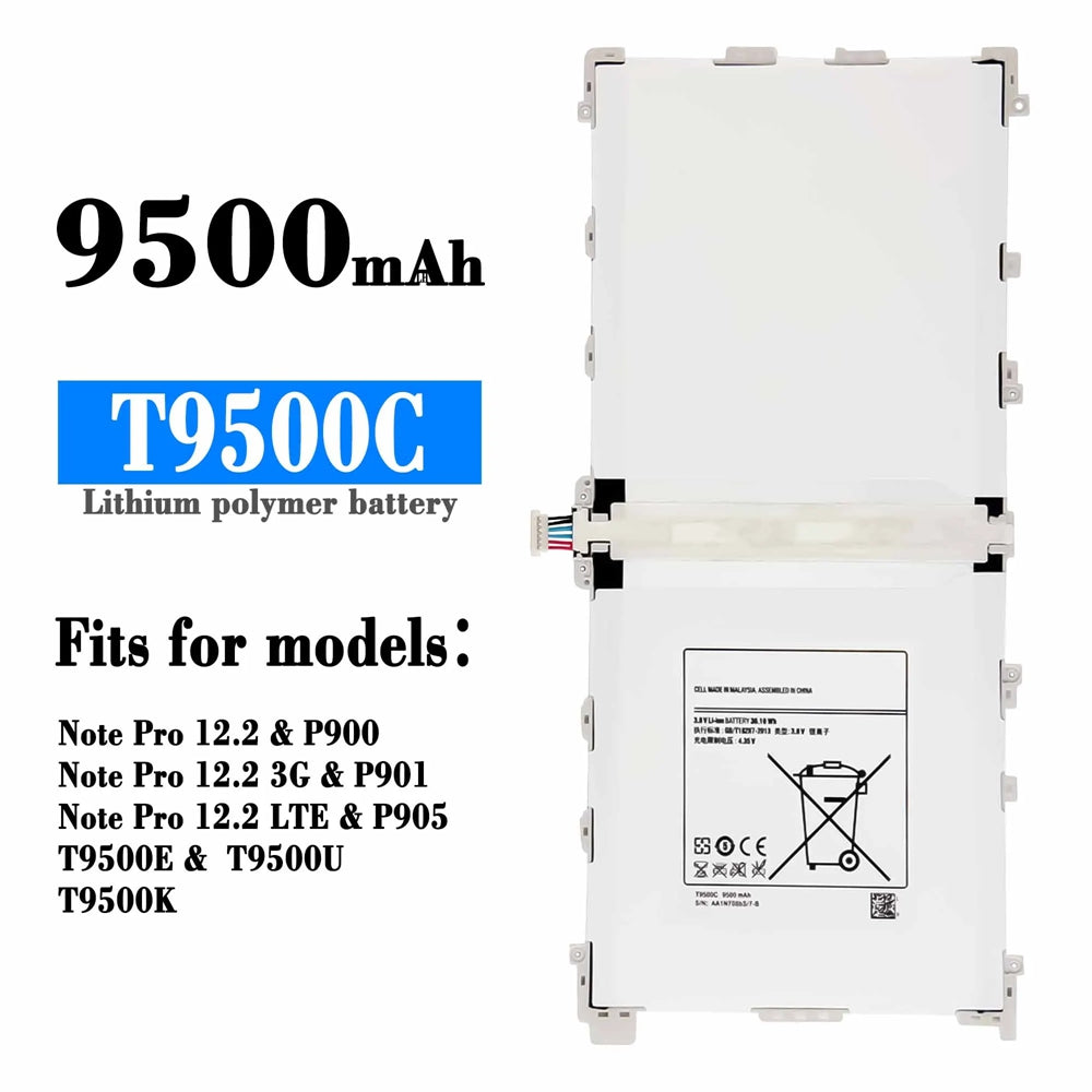 Batterie de remplacement pour tablette Samsung Tab Pro 12,2 Batterie de remplacement pour tablette Samsung Tab Pro 12,2